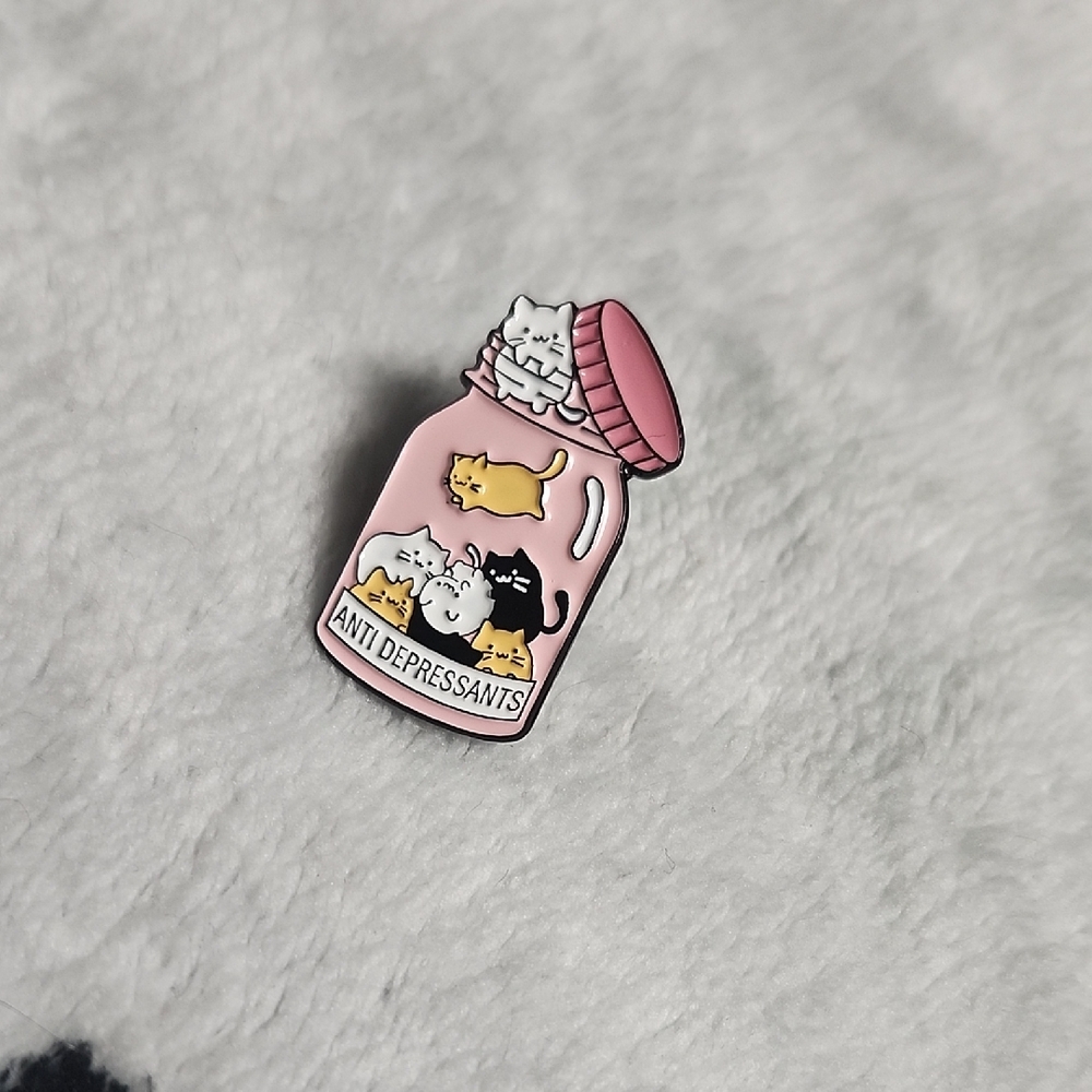 Cute Cat Enamel Pin